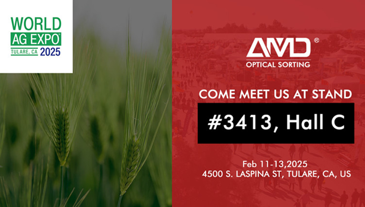 AMD® Optik Ayıklama World Ag Expo 2025'te Sergilenecek
